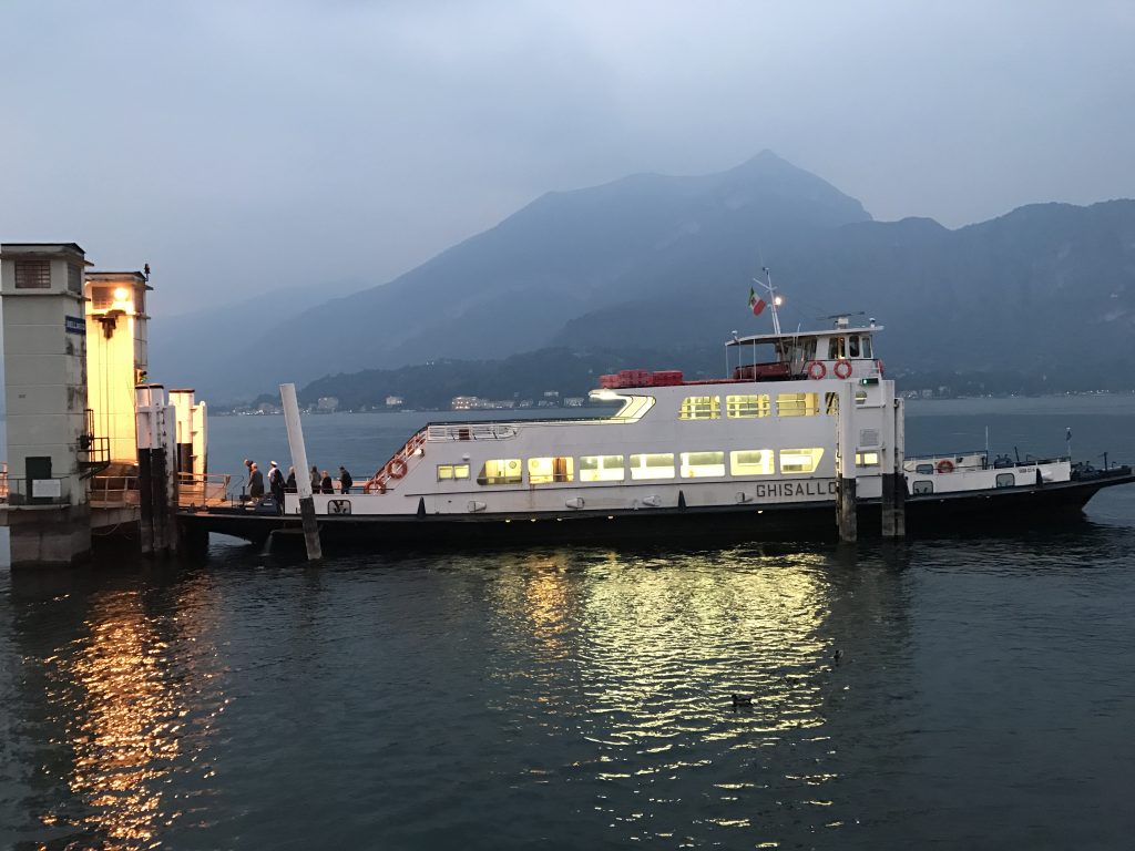 The Lake Como ferry.